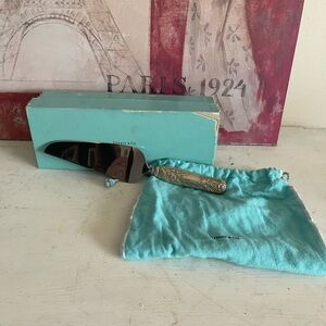 Tiffany & Co. Silver Chrysanthemum Cake Cutter/Server